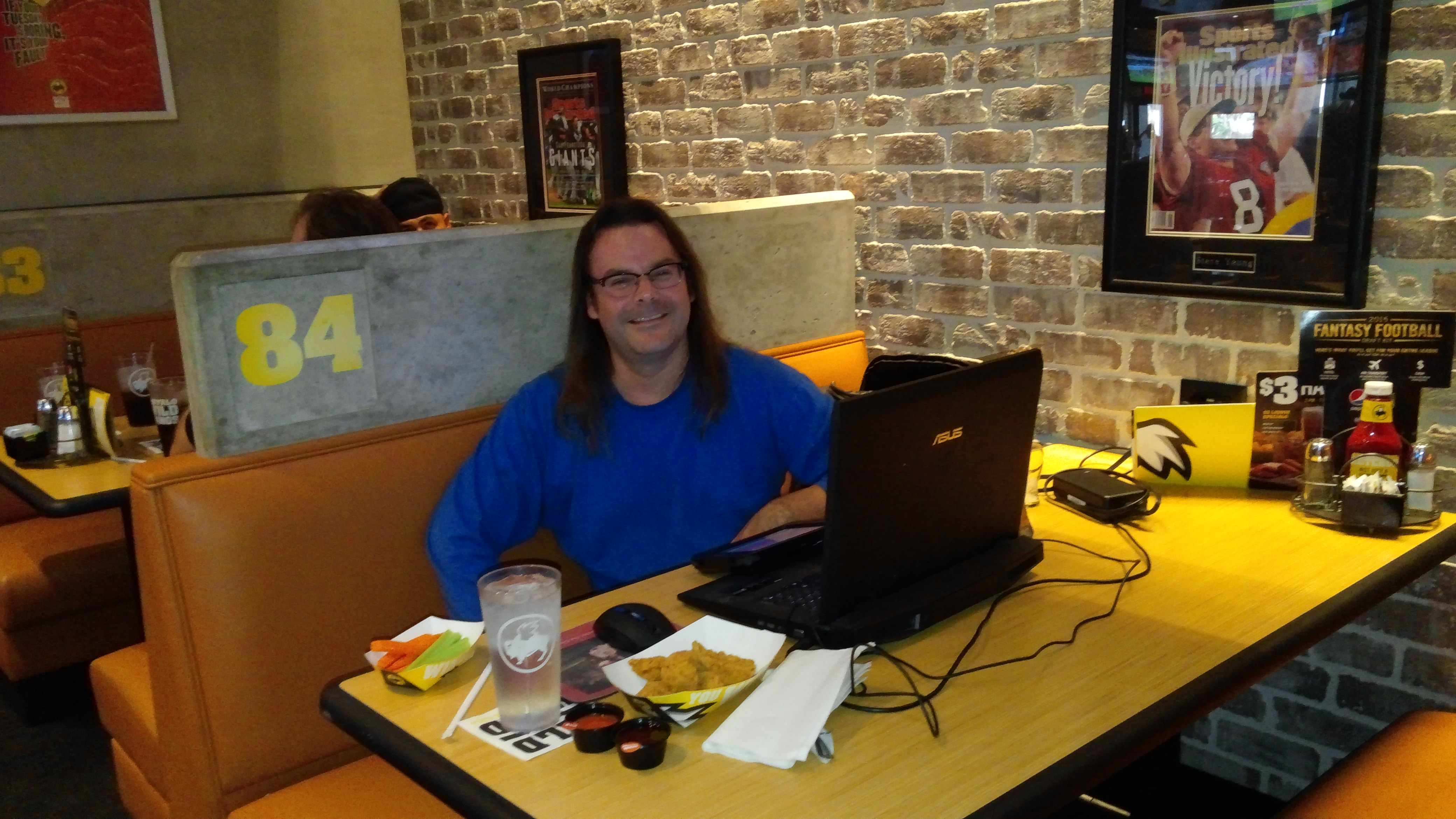 Jeff in his 'happy place.'